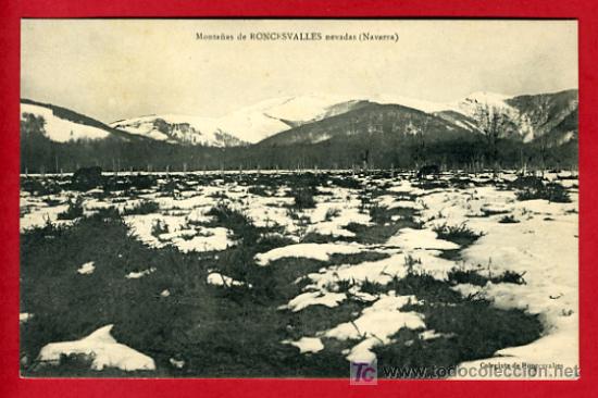 Postales: RONCESVALLES, MONTA&Ntilde;AS NEVADAS,    P38289 - Foto 1