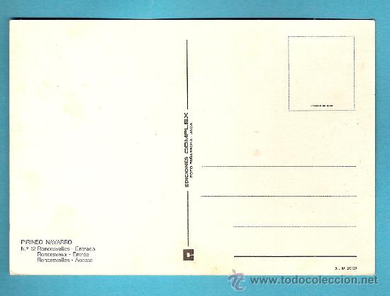 Postales: POSTAL DE RONCESVALLES (NAVARRA) - Foto 2