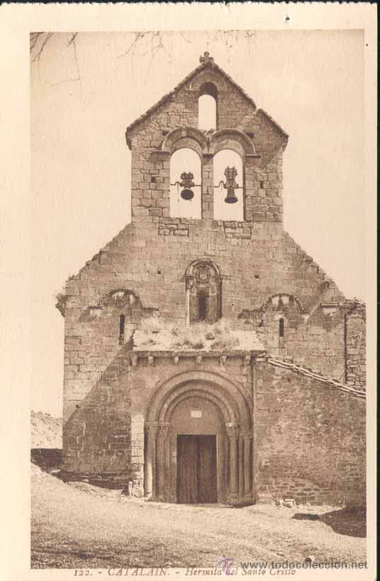Postales: CATALAIN (NAVARRA).- HERMITA DEL SANTO CRISTO - Foto 1