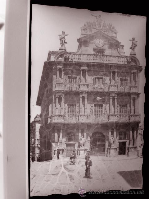 Postales: CLICHE ORIGINAL - PAMPLONA, NEGATIVO EN CELULOIDE - EDICIONES ARRIBAS - Foto 1
