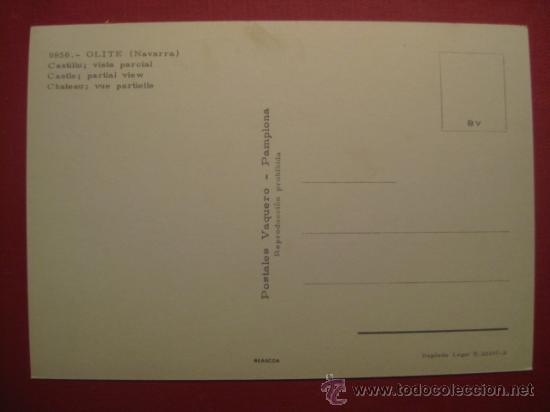 Postales: OLITE, PAMPLONA - REF.: R-9-08 - Foto 2