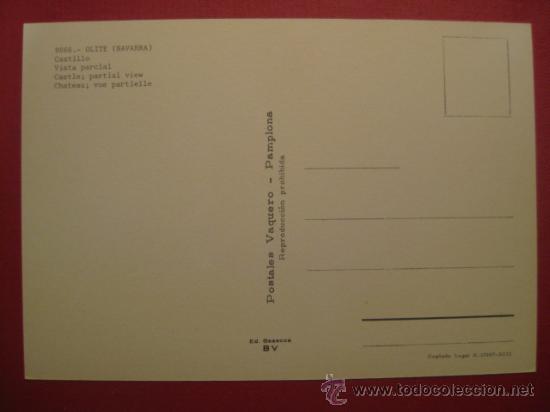 Postales: OLITE, PAMPLONA - REF.: R-9-07 - Foto 2