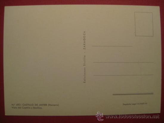 Postales: CASTILLO DE JAVIER, PAMPLONA - REF.: R-9-03 - Foto 2