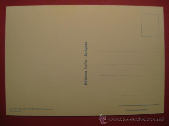 Postales: REAL MONASTERIO DE LEYRE, PAMPLONA - REF.: R-9-02 - Foto 2