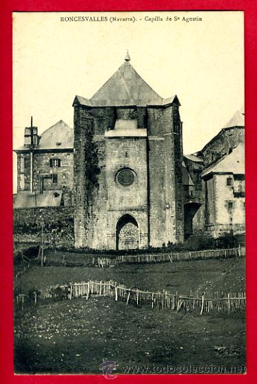 Postales: roncesvalles, capilla de sn agustin,     p49957 - Foto 1