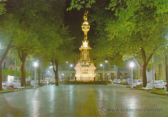 Postales: Pamplona, monumento a los Fueros - Foto 1