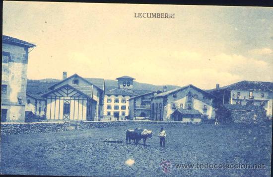 Postales: LECUMBERRI (NAVARRA).- VISTA.- - Foto 1