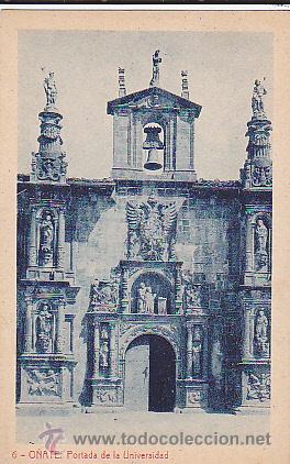 Postales: POSTAL O&Ntilde;ATE PORTADA DE LA UNIVERSIDAD - Foto 1