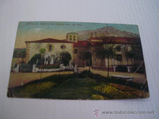 Postales: ESTELLA - NAVARRA - BASILICA DE NUESTRA SRA. DEL PUEY - Foto 1