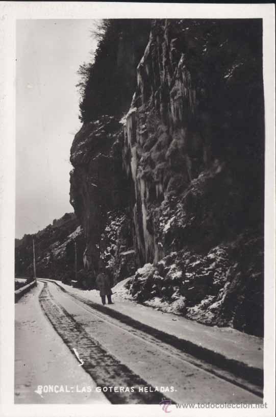 Postales: RONCAL (NAVARRA).- LAS GOTERAS HELADAS - Foto 1