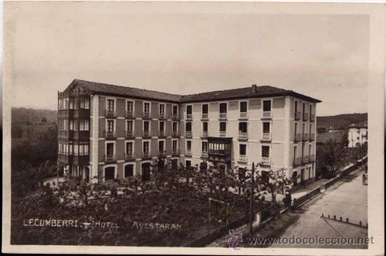 Postales: LECUMBERRI (NAVARRA).- HOTEL AYESTAR&Aacute;N - Foto 1