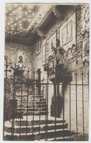 Postales: CASTILLO DE JAVIER - NAVARRA - ESCALERA ANTIGUA DEL PALACIO -  Postal - Foto 1