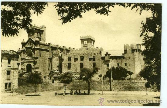 Postales: POSTAL CASTILLO DE JAVIER NAVARRA CASTILLO Y BASILICA - Foto 1