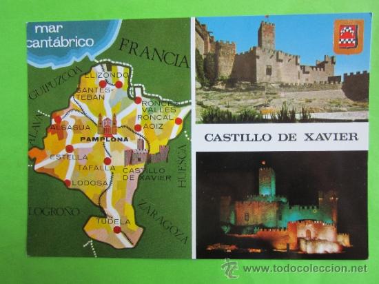 Postales: postal castillo de xavier - javier - navarra - Foto 1