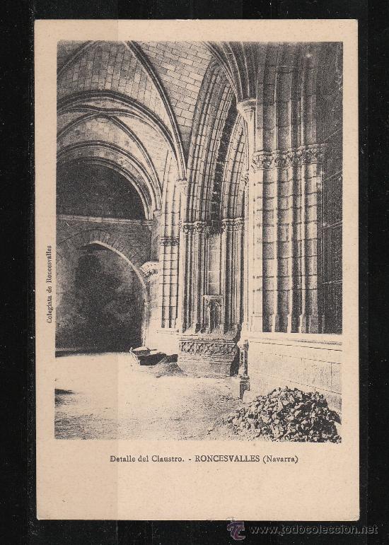 Postales: RONCESVALLES. DETALLE DEL CLAUSTRO - Foto 1