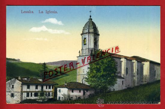 Postales: POSTAL, LESAKA, NAVARRA, LA IGLESIA,   P69996 - Foto 1