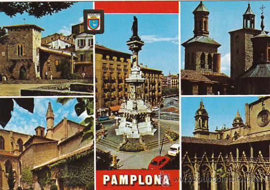Postales: Pamplona, Editor: Dominguez n&ordm; 98 - Foto 1