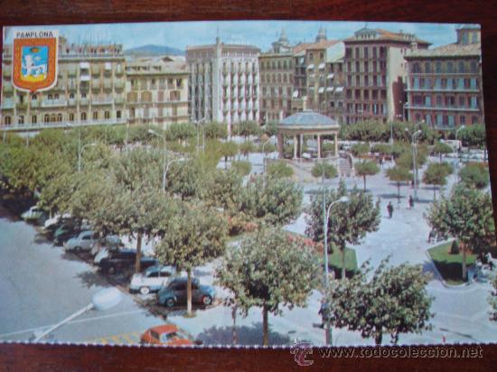 Postales: pamplona, plaza del castillo -no circulada-. - Foto 1