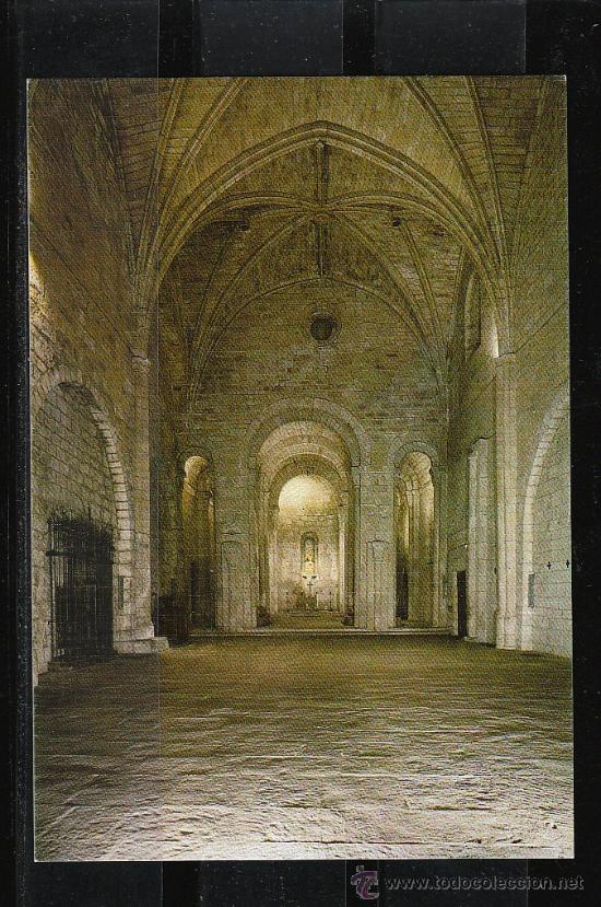Postales: MONASTERIO DE LEYRE. INTERIOR DE LA IGLESIA - Foto 1