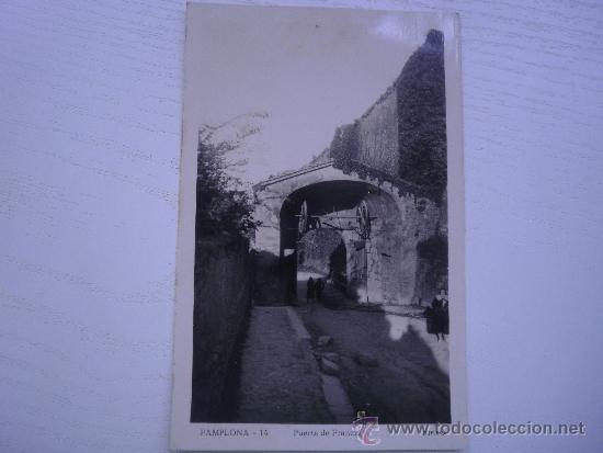 Postales: PAMPLONA - PUERTA DE FRANCIA - Foto 1