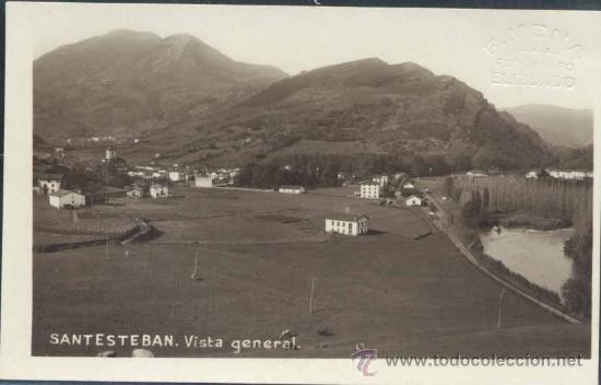 Postales: SANTESTEBAN (NAVARRA).- VISTA GENERAL - Foto 1