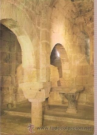 Postales: POSTAL A COLOR N&ordm; 2 REAL MONASTERIO DE LEYRE YESA NAVARRA INTERIOR CRIPTA - Foto 1
