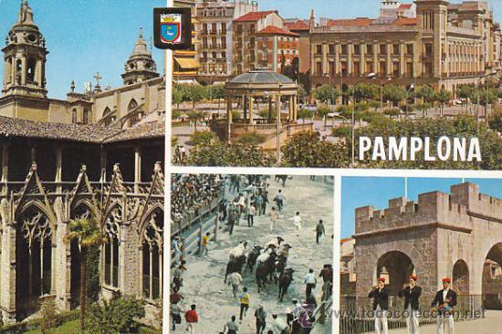Postales: Pamplona, editor: Dominguez n&ordm; 39 - Foto 1
