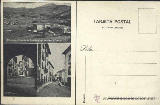 Postales: ELIZONDO (NAVARRA).-  VISTAS - Foto 1