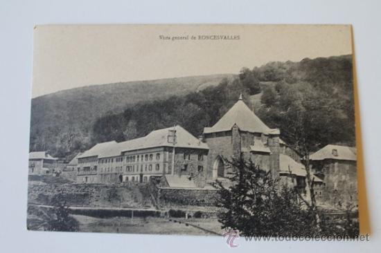 Postales: Postal. Vista general de Roncesvalles (Navarra). - Foto 1