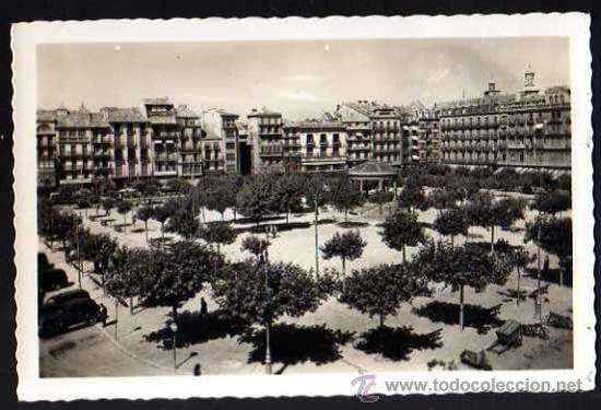 Postales: Pamplona. Plaza del Castillo. No circulada. - Foto 1