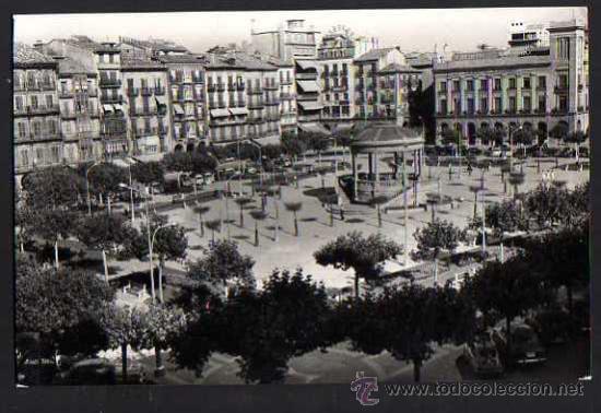 Postales: Pamplona. Plaza del Castillo. No circulada. - Foto 1