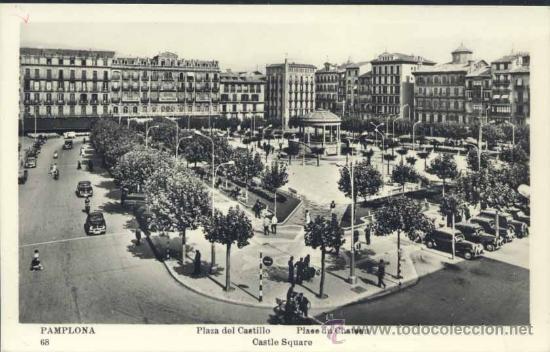 Postales: PAMPLONA (NAVARRA).- PLAZA DEL CASTILLO - Foto 1