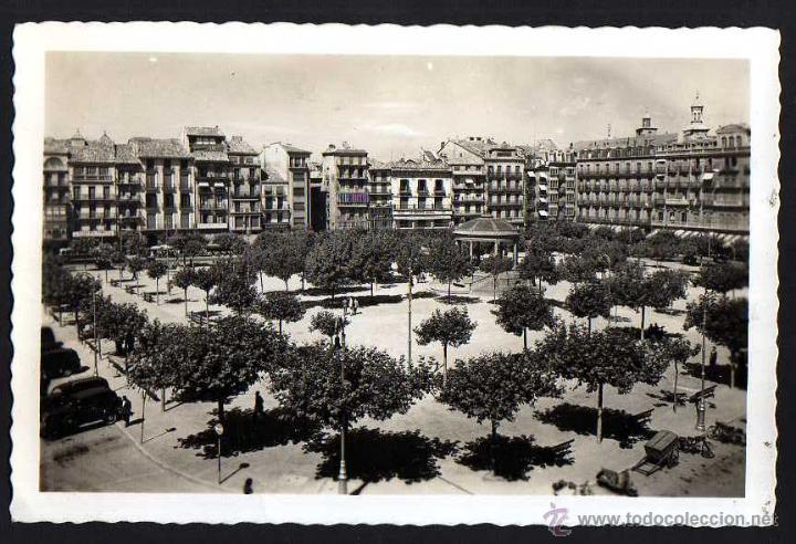 Postales: Pamplona. Plaza del Castillo. No circulada. - Foto 1