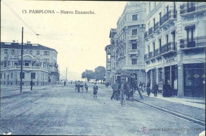 Postales: PAMPLONA (NAVARRA).- NUEVO ENSANCHE - Foto 1
