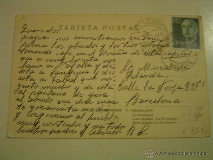 Postales: POSTAL DE PAMPLONA-7.- LA ROCHAPEA. - Foto 2