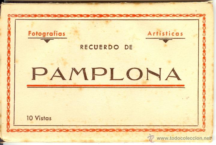 Postales: Pamplona librito album de postales - Foto 1