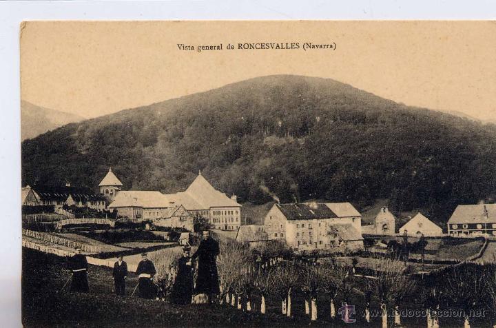 Postales: VISTA GENERAL DE RONCESVALLES (NAVARRA) - Foto 1