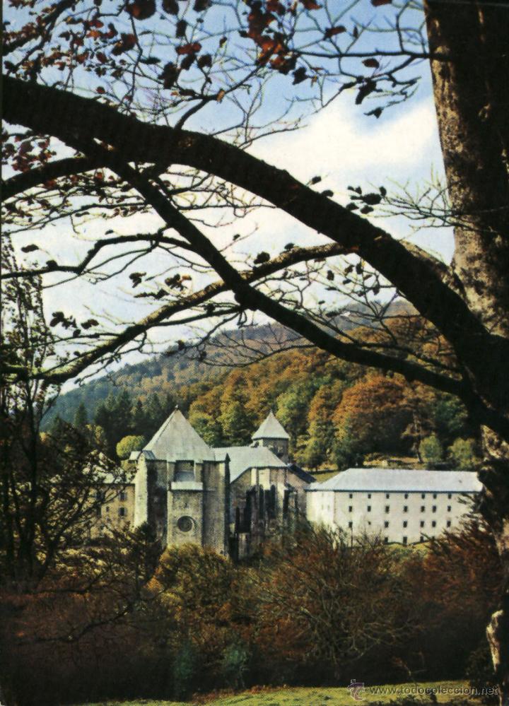 Postales: RONCESVALLES -ABSIDE EXTERIOR - Foto 1