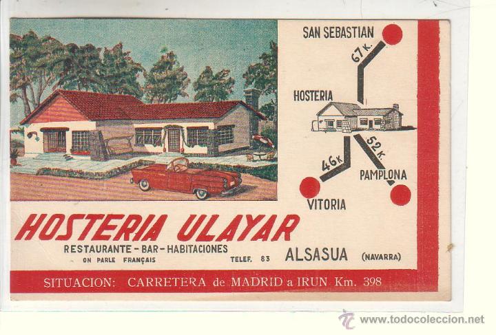 Postales: ALSASUA (NAVARRA).- HOSTERIA ULAYAR - Foto 1