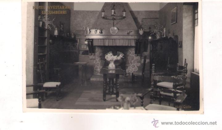 Postales: POSTAL DE HOTEL AYESTARAN  LECUMBERRI . - Foto 1