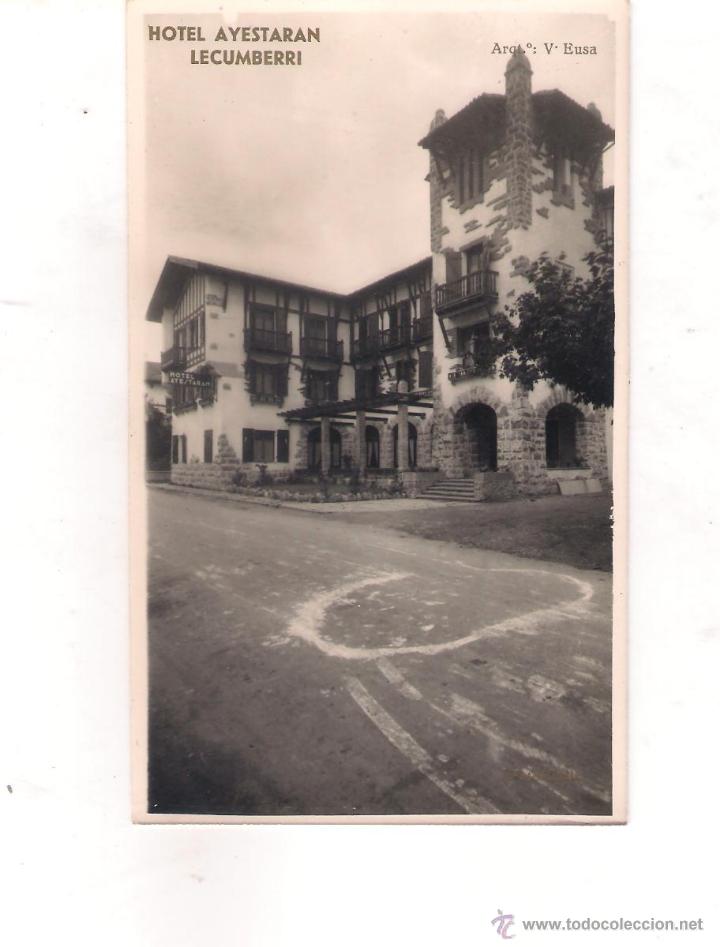 Postales: POSTAL DE    HOTEL AYESTARAN     LECUMBERRI - Foto 1