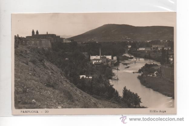 Postales: PAMPLONA N&ordm; 20 .- EL RIO ARGA - Foto 1