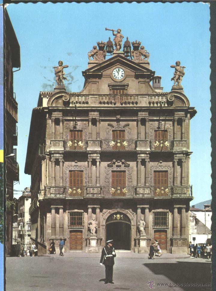 Postales: PAMPLONA - AYUNTAMIENTO - Foto 1