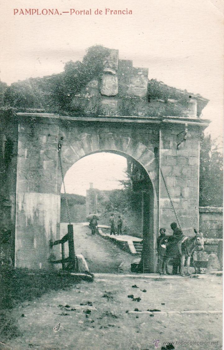 Postales: PAMPLONA - PORTAL DE FRANCIA - Foto 1