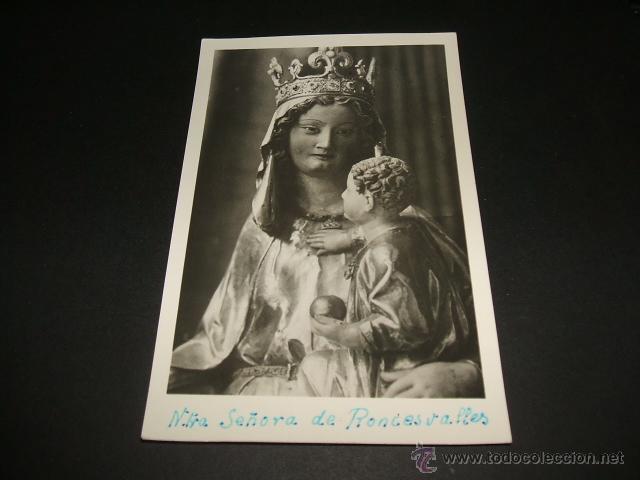 Postales: RONCESVALLES NAVARRA VIRGEN DE RONCESVALLES - Foto 1