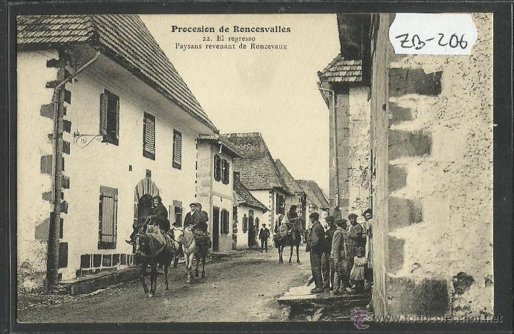 Postales: RONCESVALLLES - EL REGRESO  - (ZB- 206) - Foto 1