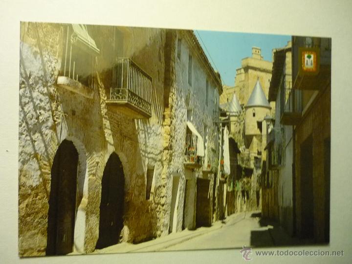 Postales: POSTAL OLITE.- CALLE TIPICA Y CASTILLO - Foto 1