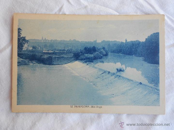 Postales: Pamplona - Rio Arga - Foto 1