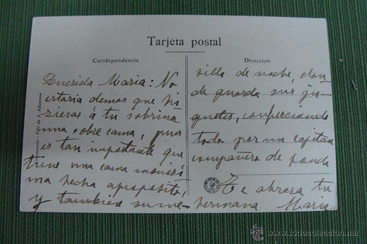 Postales: TAFALLA. CAMINO REAL. VDA. DE J. ABAUNEA. - Foto 2