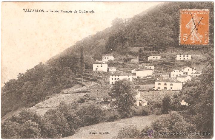 Postales: VALCARLOS (NAVARRA) BARRIO FRANC&Eacute;S DE ONDARROLA - Foto 1